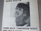 RARE BOOGIE FUNK  LP GENO AUSTIN  come back tomorrow night and try it again