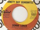 DONNA LOREN Ninety Day Guarantee CAPITOL RARER NORTHERN SOUL 45