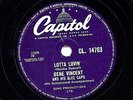 RARE 1957 GENE VINCENT 78 