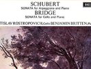 SXL 6426 UK NB SCHUBERT ARPEGGIONE / BRIDGE CELLO SONATA ROSTROPOVICH BRITTEN NM