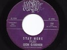 Northern Soul 45 LEON GARDNER Stay Here/Senescent Misty HEAR Rare