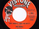 Mod Lounge R&B Dancer 45 BOB CORRELL Don't Knock It Until You Try It/Piano Man