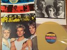 THE POLICE 'Synchronicity' Rare Australian Tour Edition Yellow Vinyl LP w Pin Up