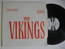 SUPER RARE SOUNDTRACK WHITE LABEL PROMO - THE VIKINGS - MARIO NASCIMBENE - EX
