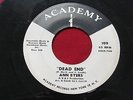 ANN BYERS 45 RECORD, DEAD END/ WHERE OH, WHERE (CAN I FIND MY LOVE)