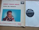 SXL 2122 MARIO DEL MONACO 'GREAT TENOR ARIAS' NEW SYMPH ORCH EREDE- ED 1 WBg LP