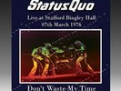 STATUS QUO  - DON'T WASTE MY TIME 1976 rare 7