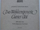 BACH Well Tempered Clavier R. KIRKPATRICK Archiv Linen 2 LP Box Set STEREO NMINT