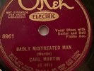 CARL MARTIN OKEH 8961 BLUES 78 RPM RECORD V+/E- *RARE* TENN CHOCOLATE DROPS