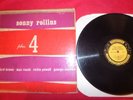 Sonny Rollins-Plus 4 1958 Prestige PRLP 7038 (Yellow Label W 50th St.) Rare G