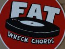 red FAT WRECK CHORDS slipmat nofx masked intruder lagwagon no use for a name
