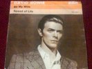 DAVID BOWIE be my wife RARE single PORTUGAL UNIQUE P/S
