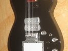 AG038 Miniature guitar Muse * Flat Matte Black