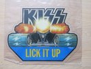 KISS Lick It Up UK shaped picture disc in clear plastic sleeve Phonogram KPIC5