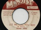LET ME TELL YOU BOY Ebony Sisters (*1969 Killer*) SWINGING FOR JOY Count Ossie ?