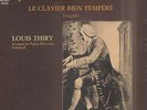 Louis THIRY, J.S. BACH Le clavier bien tempéré French box 5 LPs ARION 532012