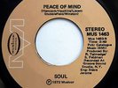 S.O.U.L. 45 Peace Of Mind / To Mend A Broken Heart VG++ Soul FUNK e5151