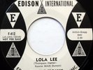 The FIVE TROJANS 45 Lola Lee / Little Doll EDISON INT'L label promo DOOWOP mg