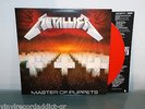 METALLICA 'MASTER OF PUPPETS' ORANGE/RED COLORED VINYL LP +INSERT RARE EX