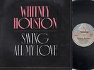 WHITNEY HOUSTON saving all my love for you FRENCH PROMO ARISTA 608.367 12