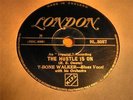 UK R&B Blues 78 rpm, T-BONE WALKER - THE HUSTLE IS ON = LONDON HL.8087.1954 E+