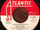 KENNY VANCE Looking For An Echo, RARE 1975 Doo Wop Promo, Atlantic NM
