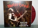MOTORHEAD 'BUILT FOR SPEED' LIVE IN GERMANY '86 PURPLE SPLATTER VINYL LP RARE NM