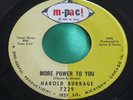 EX Northern Soul 45 : Harold Burrage   More Power To You   M Pac 7229