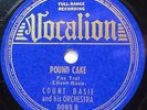 Vocalion 78 Count Basie/Lester Young - Clap Hands Here Comes Charlie/Pound Cake