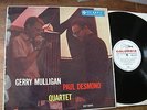 RARE 1958 JAZZ vinyl LP GERRY MULLIGAN PAUL DESMOND QUARTET 33CX10113 EXCELLENT