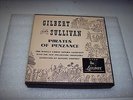 45 RPM BOX SET GILBERT AND SULLIVAN  PIRATES OF PENZANCE  11 VINYL RECORD SET