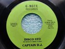 RARE SYNTH ELECTRO RAP 45 CAPTAIN D.J. DISCO UFO PART 1&2 G-NOTE 1978 