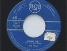 1957 ELVIS PRESLEY  HOUND DOG & DON'T BE CRUEL /Belgium RCA by DISEL  47.6604