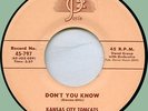KANSAS CITY TOMCATS Don't You Know / Blues for Josie 45rpm Josie 1956