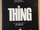 The Thing John Carpenter Vintage Vinyl Soundtrack LP