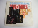 THE VENTURES WHERE THE ACTION IS 1966 VINYL LP AUSTRALIAN PRESSING VG COND