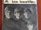 THE BEATLES,CHILE TOP RARE SINGLE,1965 WITH PS EX GREEN ODEON