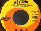 BEATLES 45 A HARD DAY'S NIGHT HDN SECOND PRESS WEST COAST SWIRL CAPITOL 5222