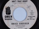 Northern Soul 45 BRICE COEFIELD Ain't That Right OMEN HEAR