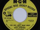 Northern Soul 45 DEAN COURTNEY You Just Can't Walk Away MGM HEAR