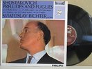 Philips Hi-Fi Stereo 835 204 AY - Richter Shostakovich Piano Preludes Fugues LP