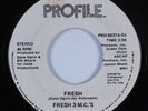Rap Hip Hop 45 FRESH 3 M.C.'S Fresh PROFILE HEAR