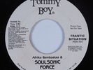 Rap Hip Hop Electro 45 AFRIKA BAMBAATAA Frantic Situation TOMMY BOY HEAR NM