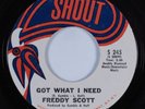 Funk Soul Samples 45 FREDDY SCOTT Got What I Need SHOUT HEAR