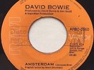 DAVID BOWIE - Amsterdam / Sorrow -  EL SALVADOR PROMO 45 /  1973