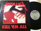 METALLICA - KILL 'EM ALL - ORIGINAL US MEGAFORCE LP VG+ MRI 069 vinyl sterling