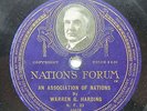 Warren G. Harding - NATION'S FORUM N.F. 23 - An Association Of Nations