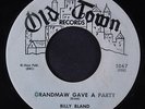 rare Soul R&B 45 BILLY BLAND grandmaw gave a party OLD TOWN Hear