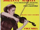 JOHANNA MARTZY BRAHMS VIOLIN CONCERTO COLUMBIA UK ED.1 33CX 1165 EX-NM