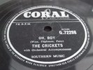 THE CRICKETS OH BOY / NOT FADE AWAY RARE 10